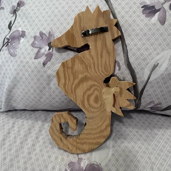 Rustic Seahorse Wall Art Decor Handmade - Picture 5 of 11